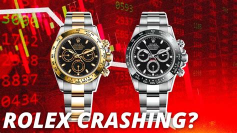 rolex market crash|rolex resale news.